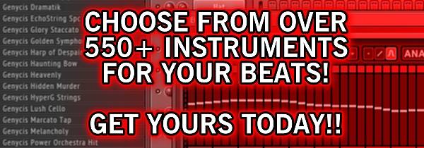 Choose From Over 550+ Instrument Sounds in WAV or Soundfont Format For Your Beats Today!